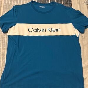 Calvin Klein Blue Crew Neck T-Shirt